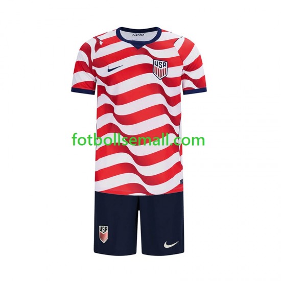 Matchtröjor USA World Cup 2026 Kortärmad till Barn (1:a ställ)