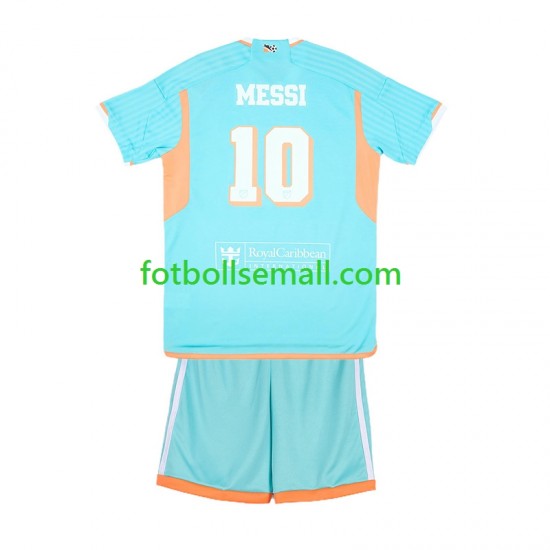 Matchtröjor Inter Miami Lionel Messi 10 2024-2025 Kortärmad till Barn (3:e ställ)