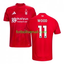 Matchtröjor Nottingham Forest Chris Wood 11 2024-2025 Kortärmad till Herr (1:a ställ)