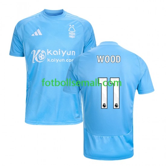 Matchtröjor Nottingham Forest Chris Wood 11 2024-2025 Kortärmad till Herr (3:e ställ)
