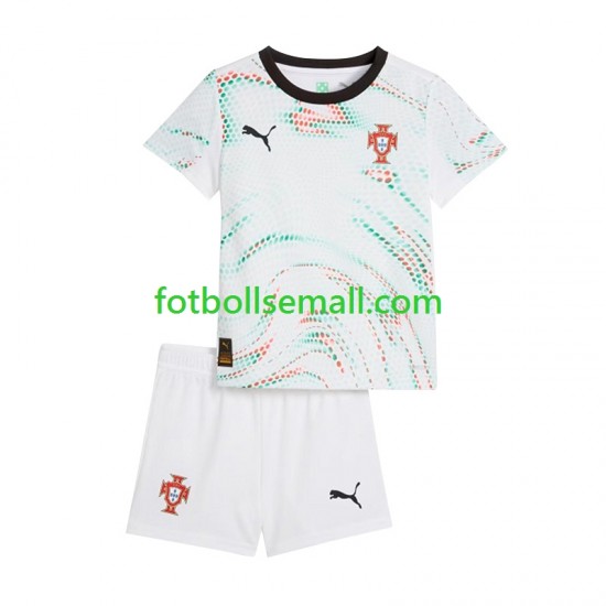 Matchtröjor Portugal 2025 Kortärmad till Barn (2:a ställ)