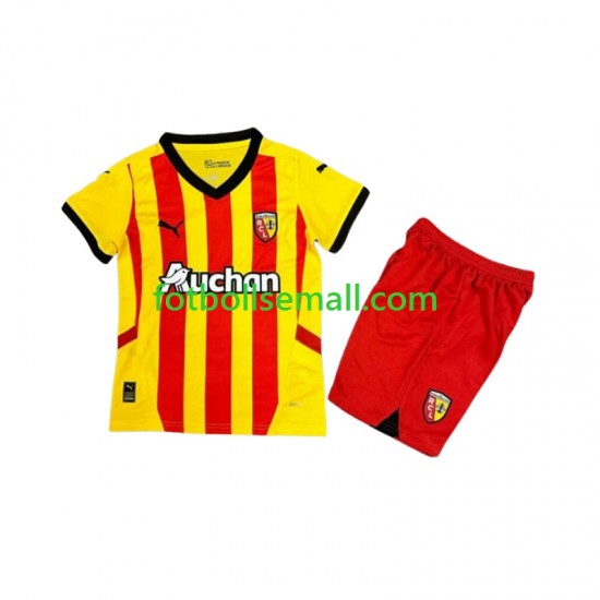 Matchtröjor RC Lens 2024-2025 Kortärmad till Barn (1:a ställ)