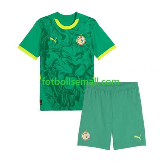 Matchtröjor Senegal 2025 Kortärmad till Barn (2:a ställ)