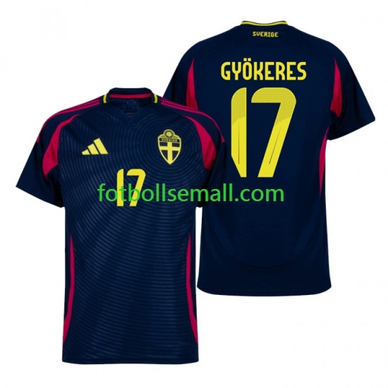 Matchtröjor Sverige Viktor Gyokeres 17 2024 Kortärmad till Herr (2:a ställ)