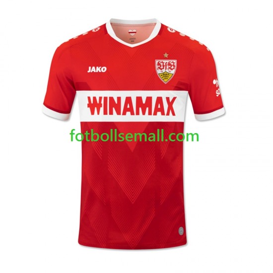 Matchtröjor VfB Stuttgart 2024-2025 Kortärmad till Herr (2:a ställ)