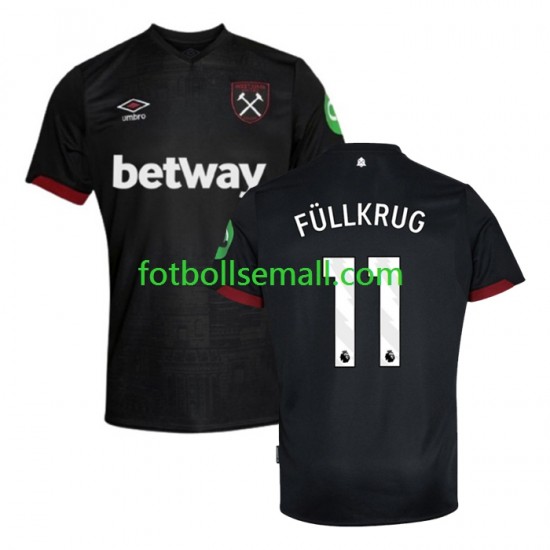 Matchtröjor West Ham United FULLKRUG 11 2024-2025 Kortärmad till Herr (2:a ställ)