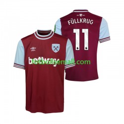 Matchtröjor West Ham United FULLKRUG 11 2024-2025 Kortärmad till Herr (1:a ställ) Matchtröjor West Ham United FULLKRUG 11 2024-2025 Kortärmad till Herr (1:a ställ)