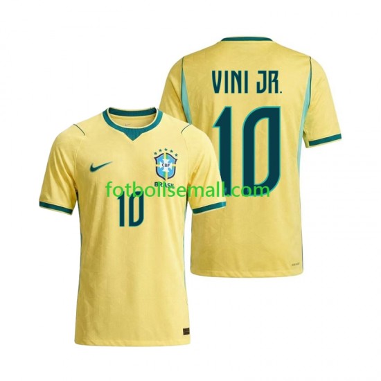 Matchtröjor Brasilien Vinicius Junior 10 World Cup 2026 Kortärmad till Herr (1:a ställ)