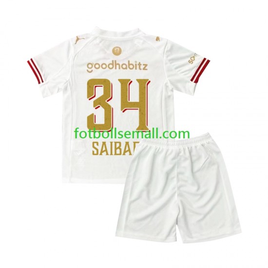Matchtröjor PSV Eindhoven Ismael Saibari 34 Efteling 2025-2026 Kortärmad till Barn (4:e ställ)
