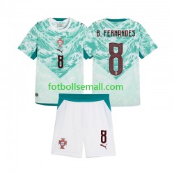Matchtröjor Portugal Bruno Fernandes 8 2026 2027 Kortärmad till Barn (2:a ställ)