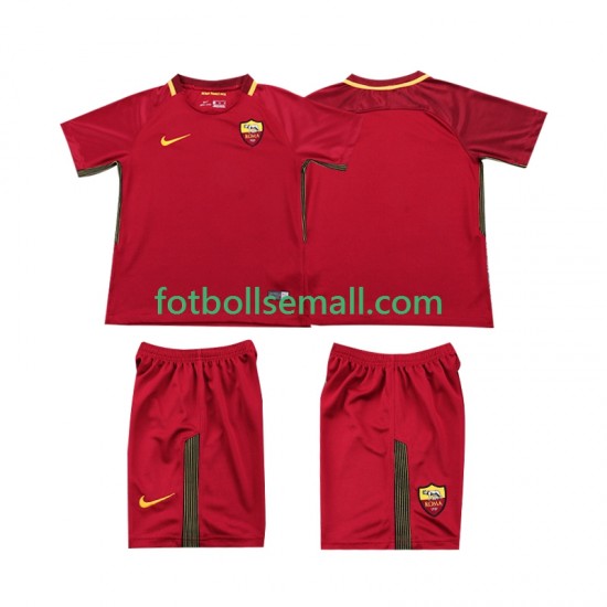 Matchtröjor AS Roma Retro 2017-2018 Kortärmad till Barn (1:a ställ)
