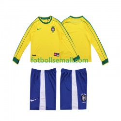 Matchtröjor Brasilien Retro 1998 Långärmad till Barn (1:a ställ) Matchtröjor Brasilien Retro 1998 Långärmad till Barn (1:a ställ)