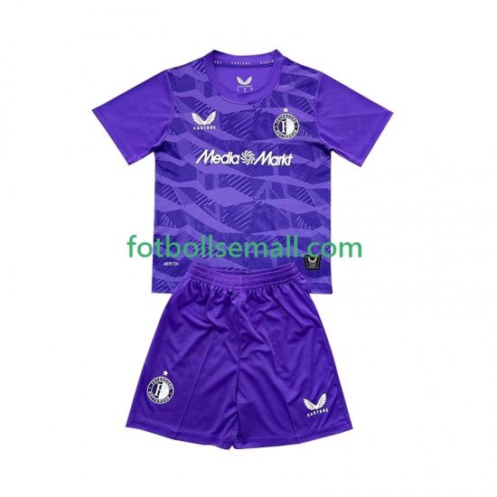 Matchtröjor Feyenoord Rotterdam Målvaktströja 2025-2026 Kortärmad till Barn (3:e ställ)