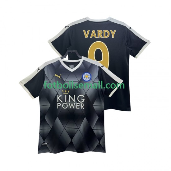 Matchtröjor Leicester City VARDY 9 Retro 2014 2015 Kortärmad till Herr (2:a ställ)