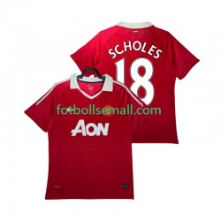 Matchtröjor Manchester United SCHOLES 18 Retro 2010 2011 Kortärmad till Herr (1:a ställ) Matchtröjor Manchester United SCHOLES 18 Retro 2010 2011 Kortärmad till Herr (1:a ställ)
