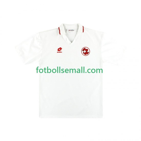 Matchtröjor Schweiz Retro 1994 Kortärmad till Herr (2:a ställ)