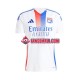 Vit Matchtröjor Olympique Lyonnais 2024-2025 Kortärmad till Herr (1:a ställ)