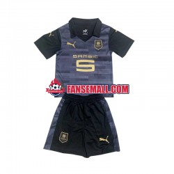 Svart Matchtröjor Stade Rennais 2023-2024 Kortärmad till Barn (3:e ställ) Svart Matchtröjor Stade Rennais 2023-2024 Kortärmad till Barn (3:e ställ)