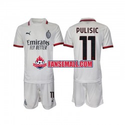 Matchtröjor AC Milan Pulisic 11 2024-2025 Kortärmad till Barn (2:a ställ)