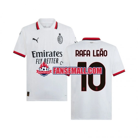 Matchtröjor AC Milan RAFA LEAO 10 2024-2025 Kortärmad till Herr (2:a ställ)