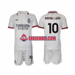 Matchtröjor AC Milan Rafael Leao 10 2024-2025 Kortärmad till Barn (2:a ställ)