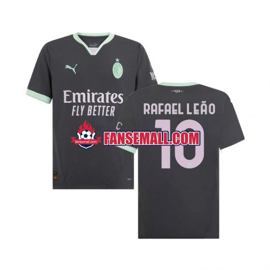 Matchtröjor AC Milan Rafael Leao 10 2024-2025 Kortärmad till Herr (3:e ställ)