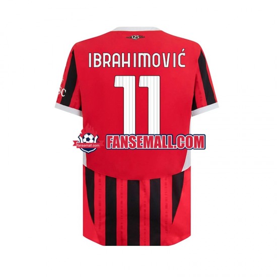 Matchtröjor AC Milan ibrahimovic 11 2024-2025 Kortärmad till Herr (1:a ställ)
