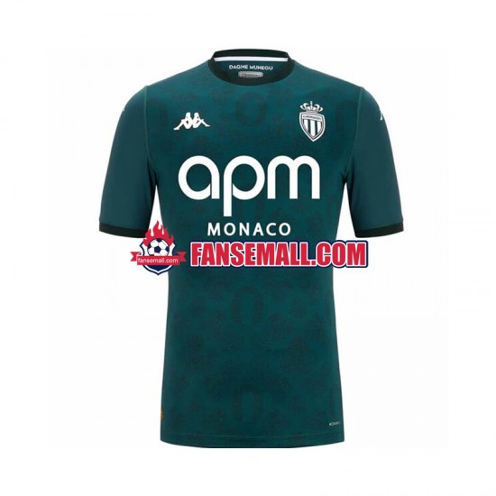 Matchtröjor AS Monaco 2024-2025 Kortärmad till Herr (2:a ställ)