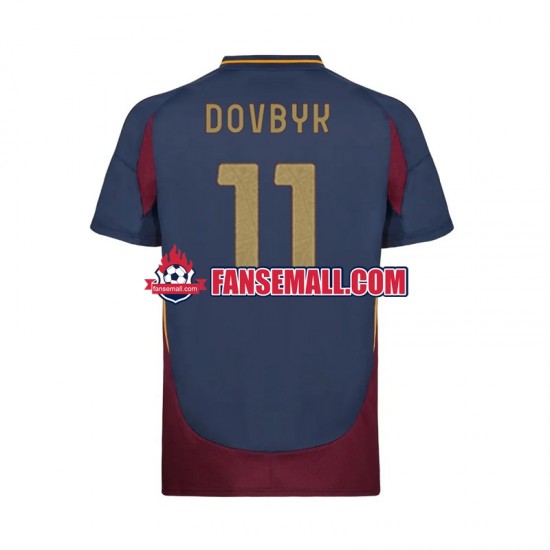 Matchtröjor AS Roma Artem Dovbyk 11 2024-2025 Kortärmad till Herr (3:e ställ)