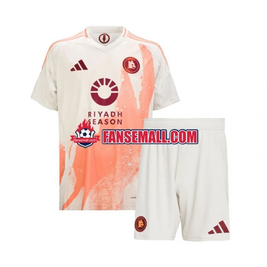 Matchtröjor AS Roma 2024-2025 Kortärmad till Barn (2:a ställ)