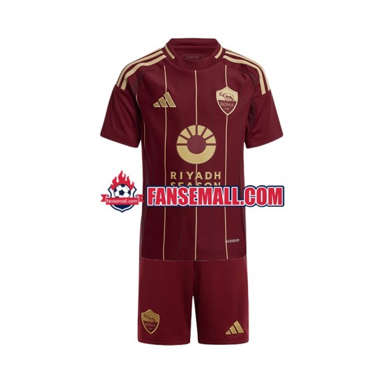 Matchtröjor AS Roma 2024-2025 Kortärmad till Barn (1:a ställ)