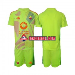 Matchtröjor AS Roma Målvaktströja 2024-2025 Kortärmad till Barn (2:a ställ)