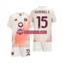 Matchtröjor AS Roma Mats Hummels 15 2024-2025 Kortärmad till Barn (2:a ställ)
