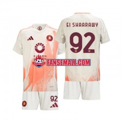 Matchtröjor AS Roma Stephan El Shaarawy 92 2024-2025 Kortärmad till Barn (2:a ställ)