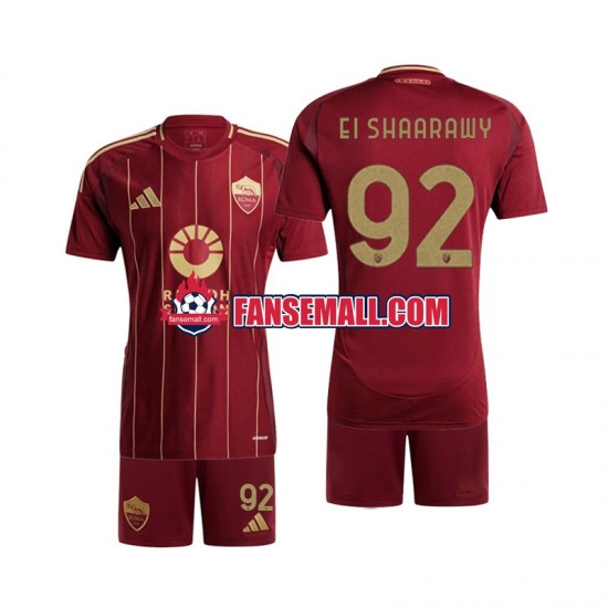 Matchtröjor AS Roma Stephan El Shaarawy 92 2024-2025 Kortärmad till Barn (1:a ställ)