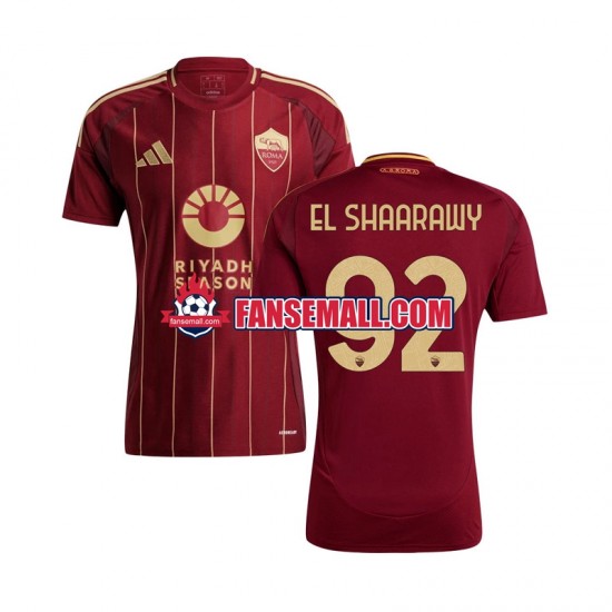 Matchtröjor AS Roma Stephan El Shaarawy 92 2024-2025 Kortärmad till Herr (1:a ställ)