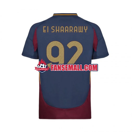Matchtröjor AS Roma Stephan El Shaarawy 92 2024-2025 Kortärmad till Herr (3:e ställ)