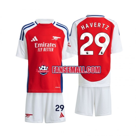 Matchtröjor Arsenal Havertz 29 2024-2025 Kortärmad till Barn (1:a ställ)