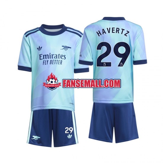 Matchtröjor Arsenal Havertz 29 2024-2025 Kortärmad till Barn (3:e ställ)