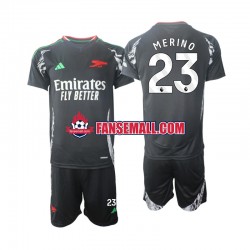 Matchtröjor Arsenal Merino 23 2024-2025 Kortärmad till Barn (2:a ställ)