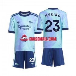 Matchtröjor Arsenal Merino 23 2024-2025 Kortärmad till Barn (3:e ställ)