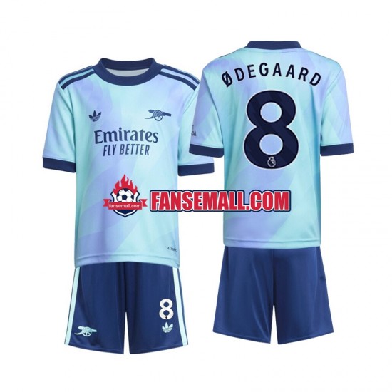 Matchtröjor Arsenal Odegaard 8 2024-2025 Kortärmad till Barn (3:e ställ)
