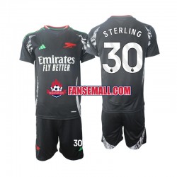 Matchtröjor Arsenal Sterling 30 2024-2025 Kortärmad till Barn (2:a ställ)