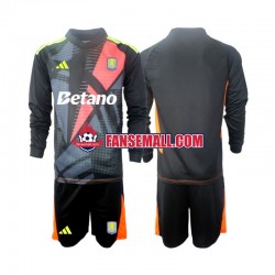 Matchtröjor Aston Villa Målvaktströja 2024-2025 Långärmad till Barn (1:a ställ)