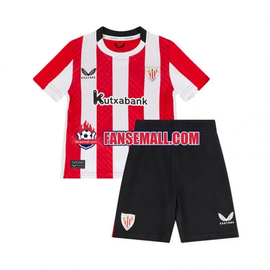 Matchtröjor Athletic Bilbao 2024-2025 Kortärmad till Barn (1:a ställ)