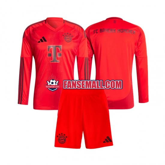 Matchtröjor FC Bayern München 2024-2025 Långärmad till Barn (1:a ställ)