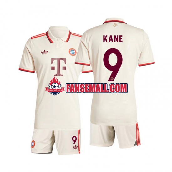 Matchtröjor FC Bayern München Kane 9 2024-2025 Kortärmad till Barn (3:e ställ)