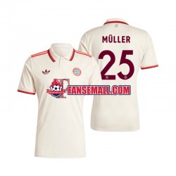 Matchtröjor FC Bayern München Muller 25 2024-2025 Kortärmad till Herr (3:e ställ)