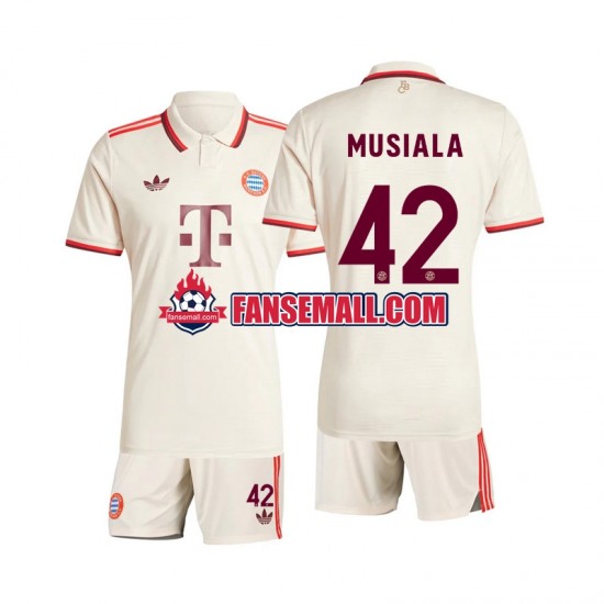 Matchtröjor FC Bayern München Musiala 42 2024-2025 Kortärmad till Barn (3:e ställ)