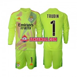 Matchtröjor Benfica Målvaktströja Anatolij Trubin 1 2024-2025 Långärmad till Barn (1:a ställ)